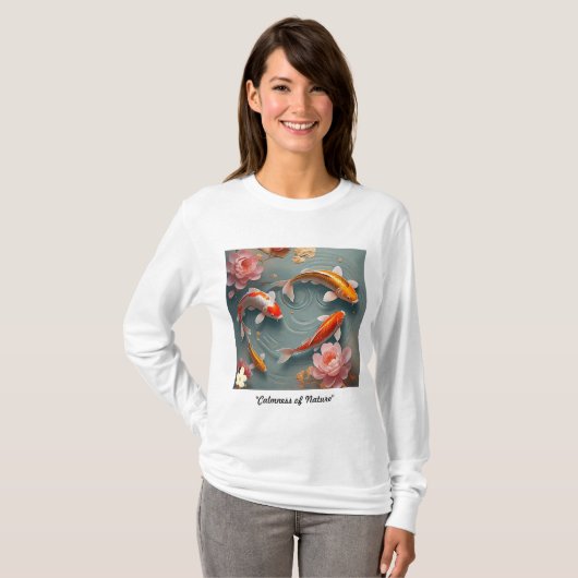 "Calmness of Nature" Tシャツ (正面フル)