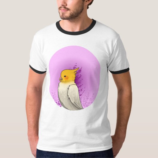 Calopsita Estampa Rosa Tシャツ (正面)