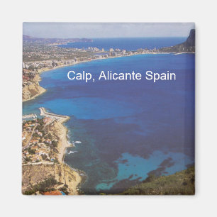 Calp Calpeアリカンテスペインの写真の冷蔵庫用マグネット マグネット