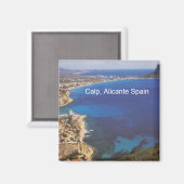 Calp Calpe Alicanteスペイン写真冷蔵庫用マグネット マグネット (正面/裏面)