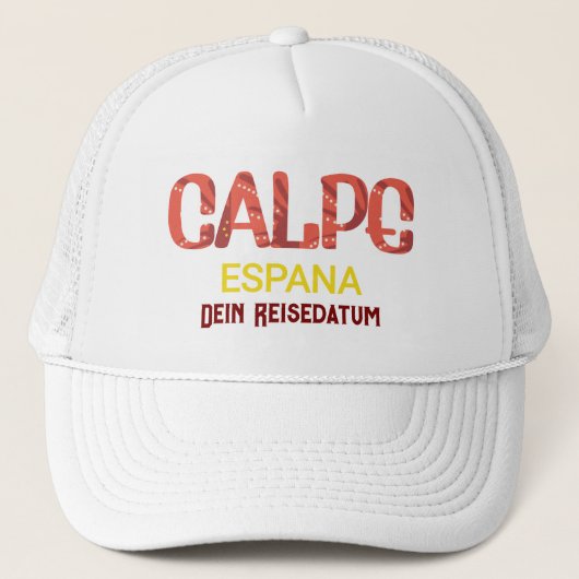 calpe Spanien calp キャップ (正面)