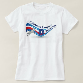 Calumet郡民主党員-女性のTシャツ* Tシャツ
