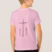 Calvaryの3つの十字 Tシャツ (裏面)