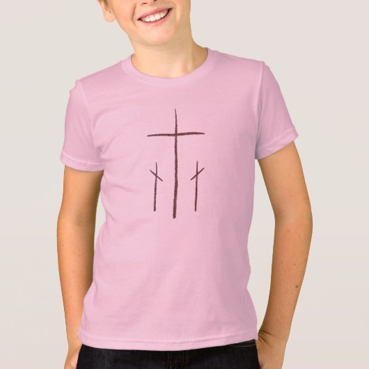 Calvaryの3つの十字 Tシャツ (正面)