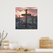 Calvary art Poster ポスター (キッチン)