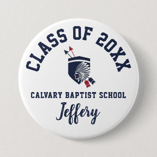 Calvary Baptist Schoolボタンロゴカスタム個人 缶バッジ