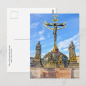 Calvary Sculpture, Charles Bridge, Prague ポストカード (正面/裏面)