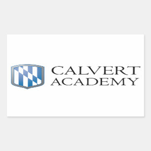 Calvertアカデミーのステッカー(4.5" x 2.7")は4の置きました 長方形シール