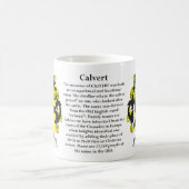 Calvert、起源、意味および頂上 コーヒーマグカップ (中央)