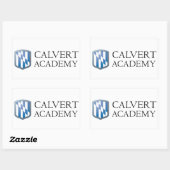 Calvert Academyステッカー（4.5インチx 2.7インチ） 4セット 長方形シール (シート)
