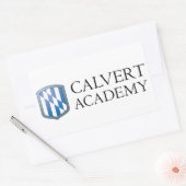 Calvert Academyステッカー（4.5インチx 2.7インチ） 4セット 長方形シール (封筒)