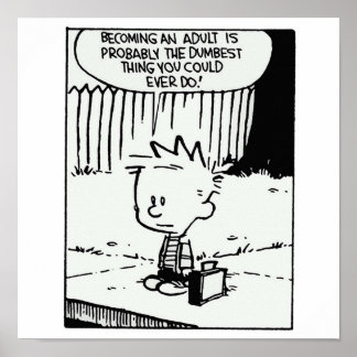 calvin大人になることは ポスター