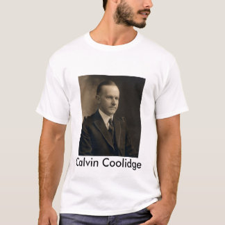 Calvin_Coolidgeの_bw_head_and_shoulders_photo_po… Tシャツ