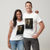 Calvin_Coolidgeの_bw_head_and_shoulders_photo_po… Tシャツ (ユニセックス)