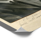 Calvin Coolidge 8x10 signed ポスター (角)