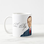 Calvin Coolidge Mug #7 "繁栄" コーヒーマグカップ (左)