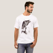 Calyptorhynchus Baudinii、かBaudinのオウム Tシャツ (正面フル)
