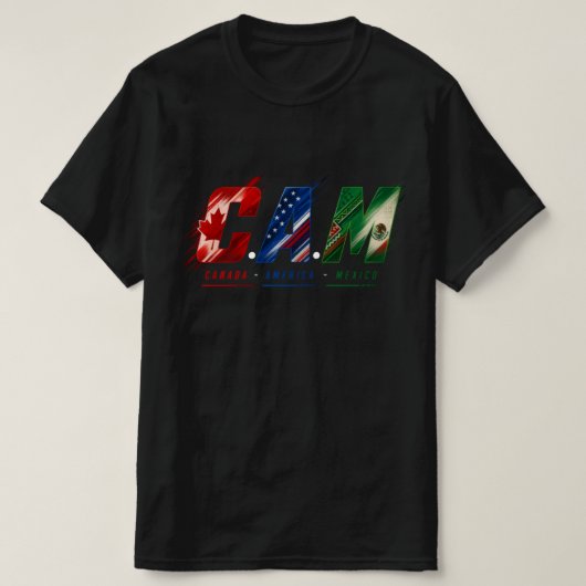 CAM 26 ホスト国サッカーTシャツ Tシャツ (デザイン正面)