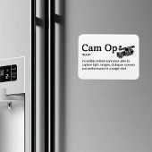 Cam Op Definition – カメラスクワッド3" x 4"フレックス マグネット