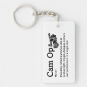 Cam Op Definition – フィルムおもしろいクルー キーホルダー (正面)