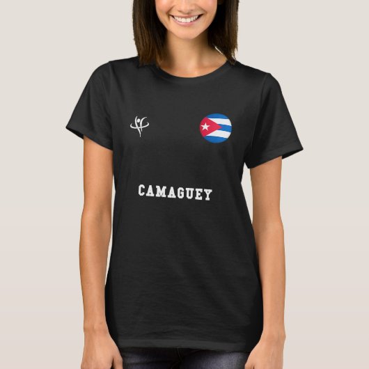 CAMAGUEY Cuba Vintage Sports Tシャツ (正面)