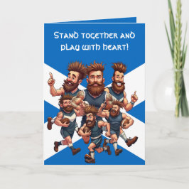 Camaraderie Of A Raucous Rugby Squad カード