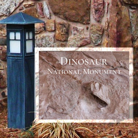 Camarasaurusスカル、スケルトン、恐竜Ntl。パーク ポストカード