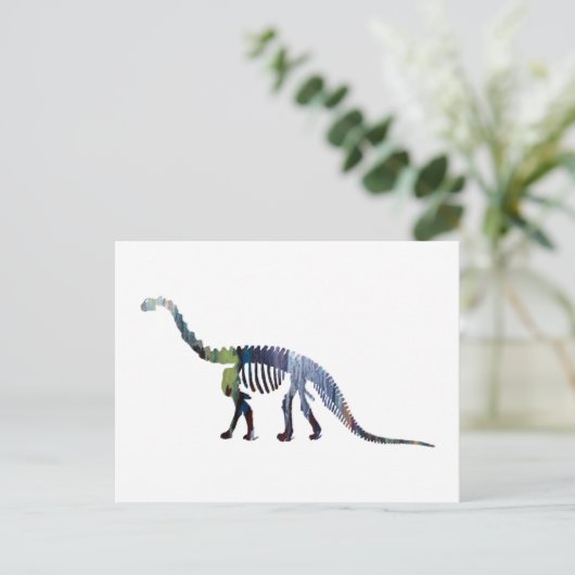 camarasaurus skeleton ポストカード (スタンド正面)