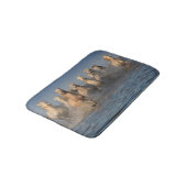 Camargueの地域の白馬のグループ バスマット (アングル)