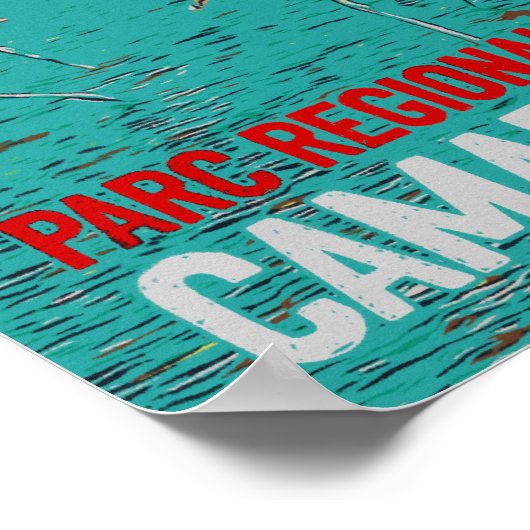 Camargue地域公園,フランス,ピンクのフラミンゴ ポスター (角)