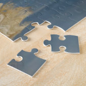 Camargue Horses and Reflection(南フランス) ジグソーパズル (側面)