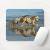 Camargue Horses and Reflection（南フランス） マウスパッド (マウス)