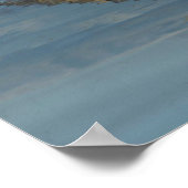 Camargue Horses and Reflection, Southern France ポスター (角)