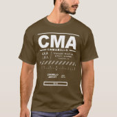 Camarillo空港CMA Tシャツ (正面)