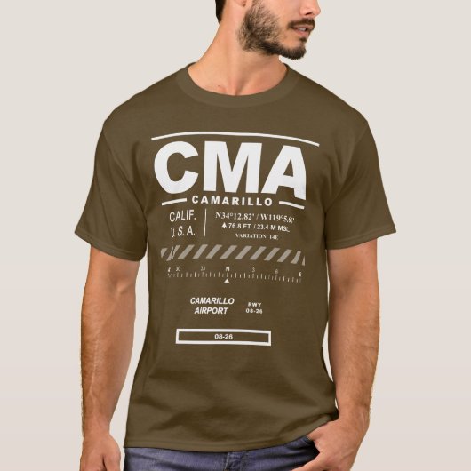 Camarillo空港CMA Tシャツ (正面)