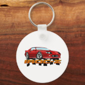 CAMARO_IROC_Z_red キーホルダー (正面)