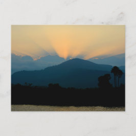 Cambodia - sunset Kampot ポストカード