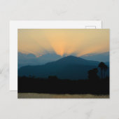 Cambodia - sunset Kampot ポストカード (正面/裏面)