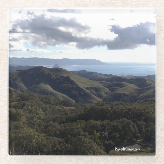 Cambriaの丘 ガラスコースター (正面)