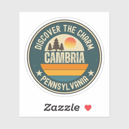 Cambria, Pennsylvania シール (シート)