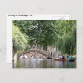Cambridgeポストカードでのパンティング ポストカード (正面/裏面)