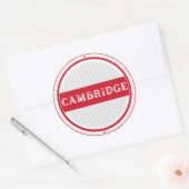 Cambridge City Pride Emblem – English Identity ラウンドシール (封筒)