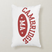 Cambridge, Massachusetts College Town Throw Pillow アクセントクッション (正面(垂直))