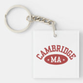Cambridge Massachusetts Cute College Gift Keychain キーホルダー (正面)