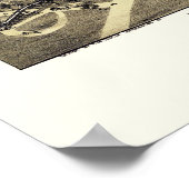 Cambridgeboro, PAパノラママップ – 1895 ポスター (角)