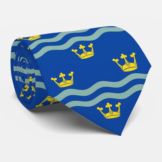 cambridgeshireタイ国旗 ネクタイ (ロール)