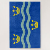 Cambridgeshire国旗（イギリス・イングランド県） ジグソーパズル (縦)