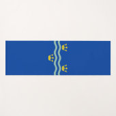 Cambridgeshire国旗(English County) ヨガマット (正面(横))