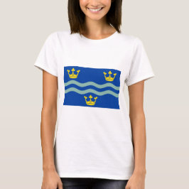 Cambridgeshire (English County) Tシャツ国旗 Tシャツ