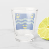 Cambridgeshire （UK郡）ショットグラス国旗 ショットグラス (裏面)